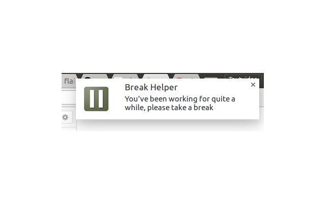 Break Helper's old break notification