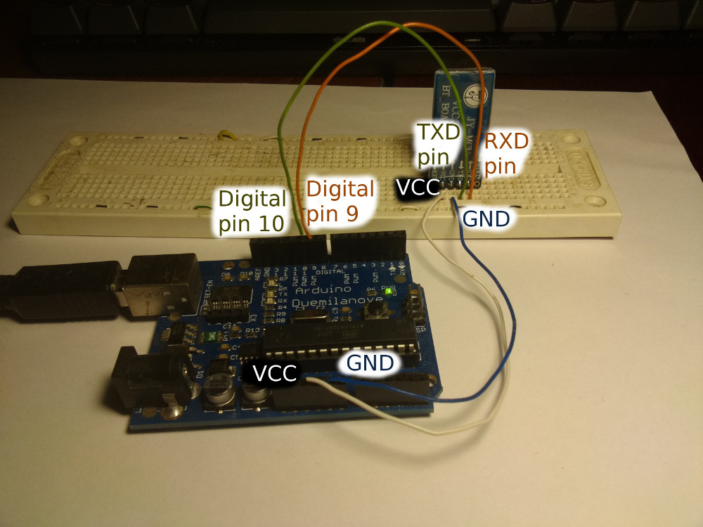 JY-MCU wiring